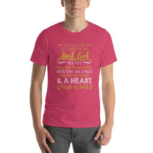 Load image into Gallery viewer, And God said, let me be an April girl Unisex T-Shirt