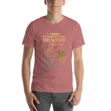 Load image into Gallery viewer, 5 things you should know about this women Unisex T-Shirt