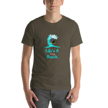 Load image into Gallery viewer, Life's a dog beach Unisex T-Shirt