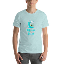 Load image into Gallery viewer, Life&#39;s a dog beach Unisex T-Shirt
